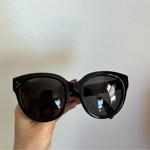 Celine AUDREY cat eye CL41755 Women’s Sunglasses Black Polarized.